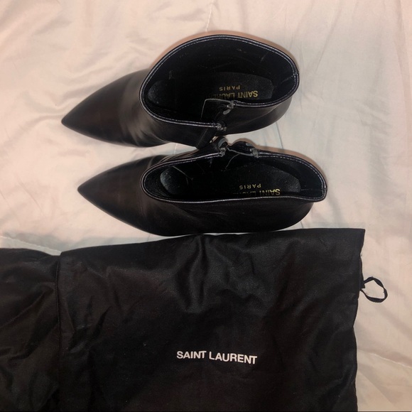 Saint Laurent Black Ankle Bootie - Picture 4 of 4